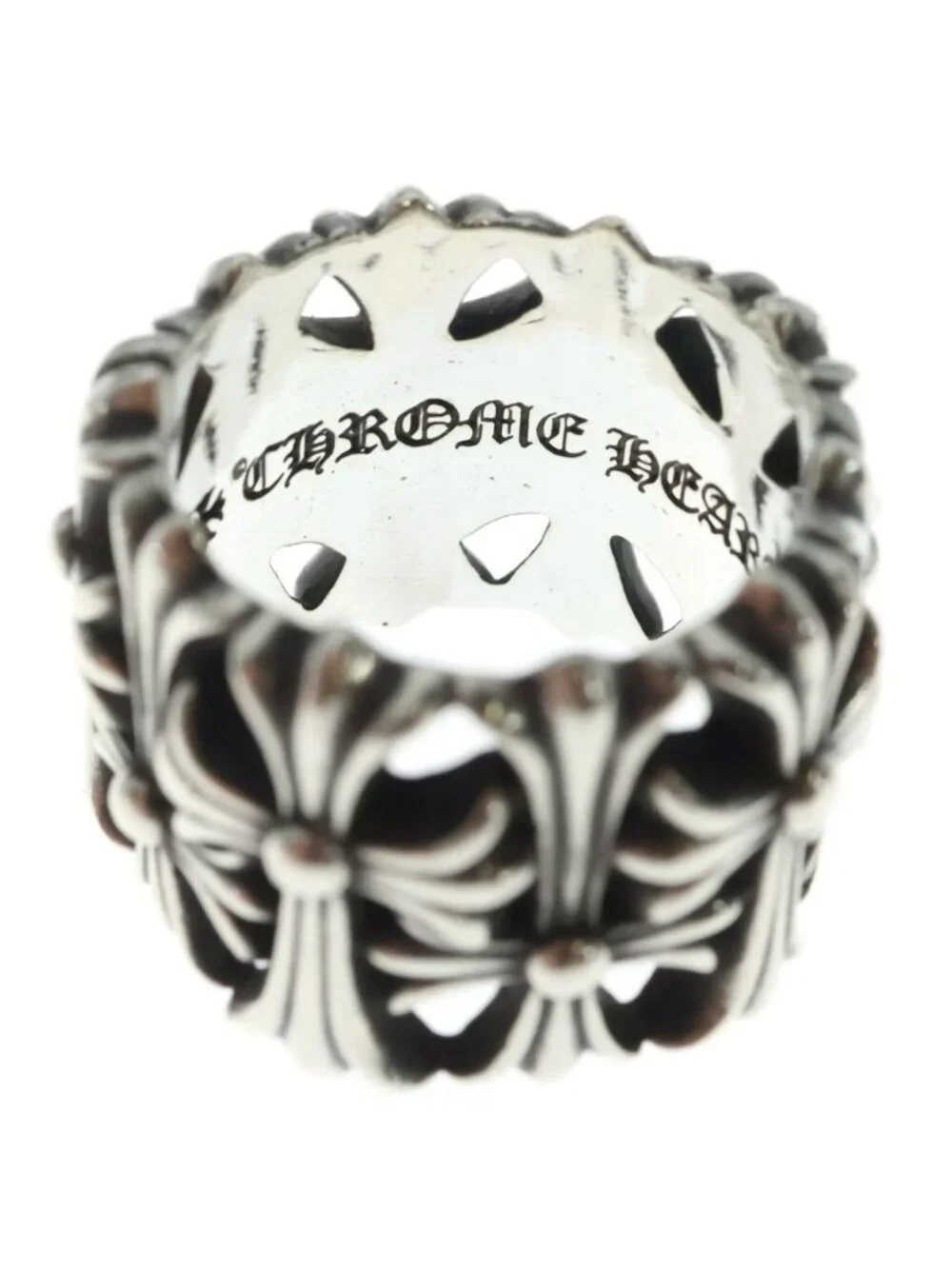 Chrome Hearts Cemetery Black Sling Silver
